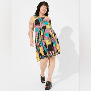 Torrid Nightmare Before Christmas Jack And Sally Mini Reversible Skater 